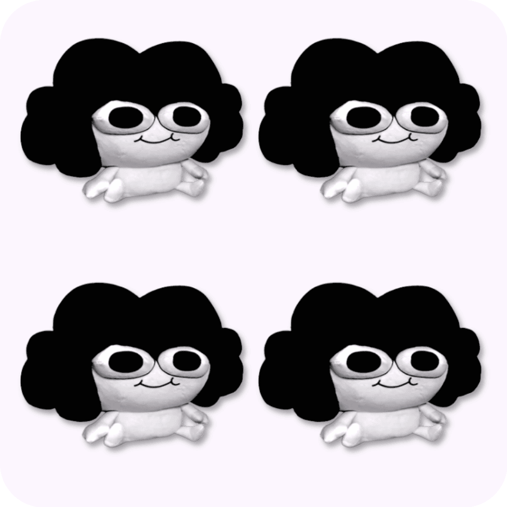 Sr Pelo Plush 4PCS Sr Pelo Plush 4PCS